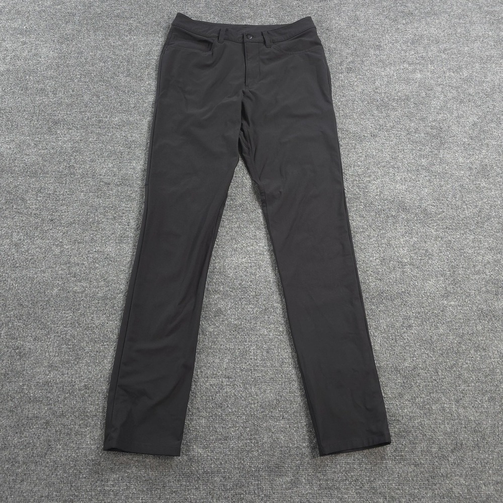 Lululemon Pants Mens 30x36 Black ABC Pant Classic Chino Performance Golf Travel